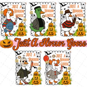 11+ Solo un&#39;oca horror in formato PNG, Oca del film di Halloween in formato PNG, Oca buffa di Halloween in formato PNG, Assassini dell&#39;orrore in formato PNG, Oca divertente, Download digitale