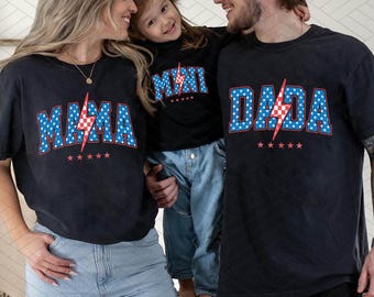 Mama 4th of July Png, Dada 4th Of July Png, Mini 4th Of July Png, Mommy And Me Png, Dad And Daughter Son Png, Custom Family 4th of July Png