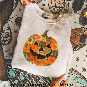 Preppy Floral Pumpkin png, Floral Patchwork png, Fall Pumpkin png, Autumn png, Fall Girly png, Fall Sublimation, Tis the season, Pumpkin png