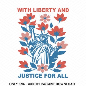 Liberty and Justice For All Shirts Human Rights Png, 4th of July Equality Png, Resist Pledge Of Allegiance Png, Political Png, Democrat Png