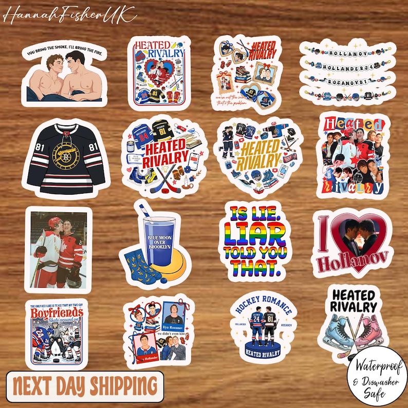 Heated Rivalry Shane and Ilya Couple Sticker, Team Hollanov, LGBT ...