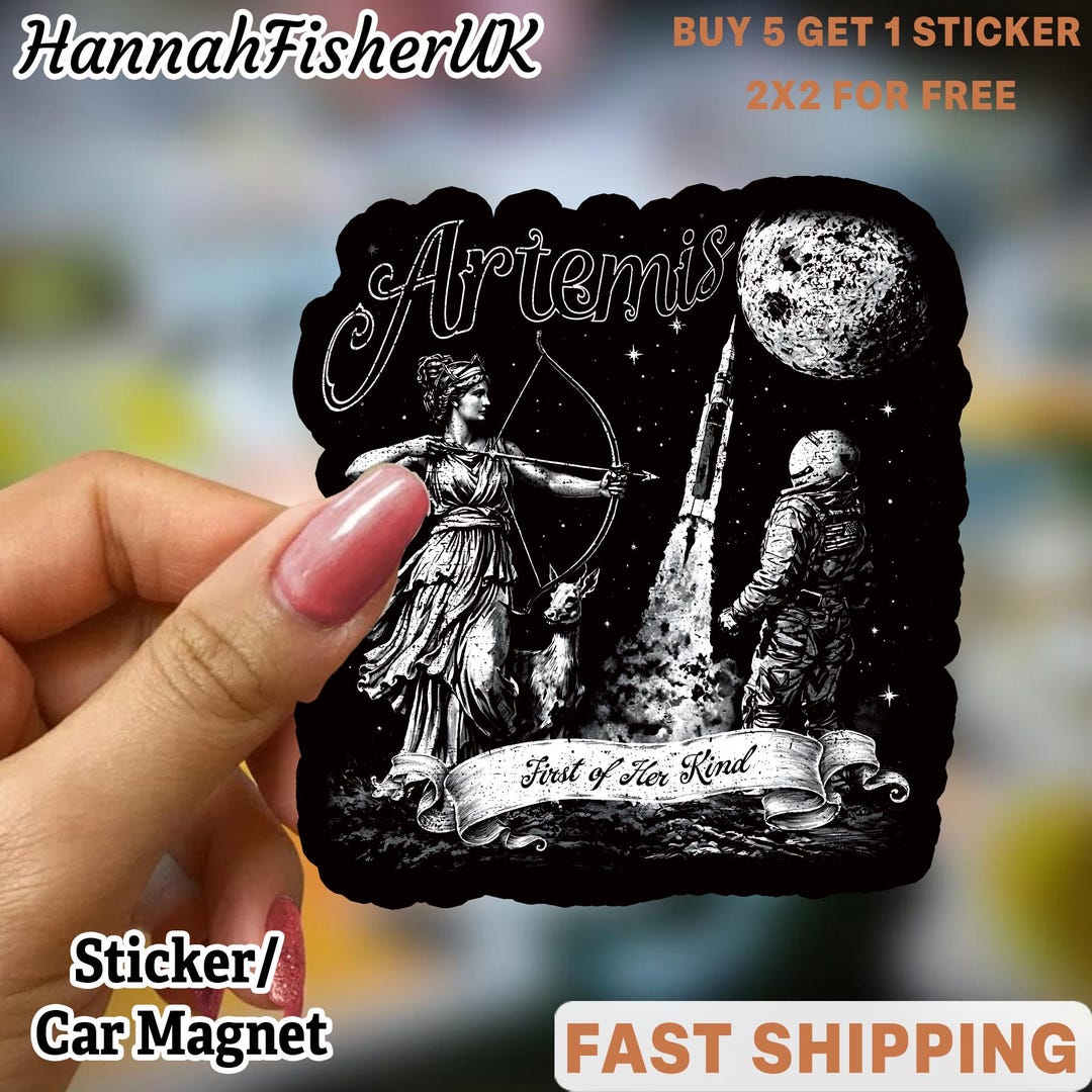 Artemis II Mission Patch Sticker,space Exploration Sticker, Waterproof ...