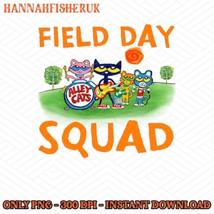 Field Day Squad Pete The Cat Png, Making Friends And Memories, For Kid, Cat Lover, Children Book, Kindergarten Teacher Library Book