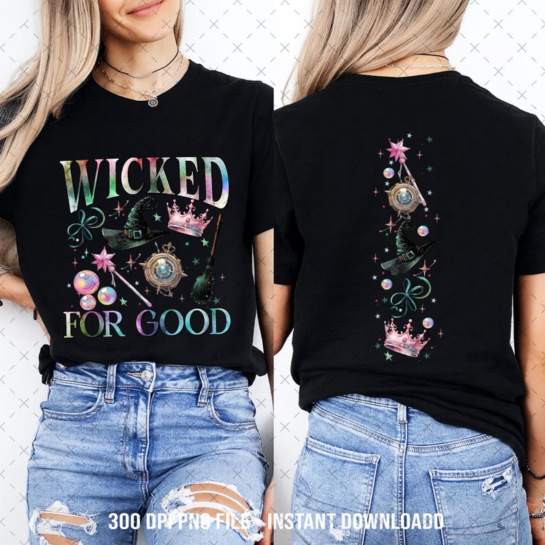 Wicked for Good PNG, Wicked the Musical Clipart, Wizard Hat Crown ...