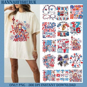 20+ Retro 4th of July PNG Bundle, 4th of July Png, Fourth Of July Png, USA Png, America Png, Independence Day, American Flag Png, Png Bundle