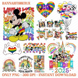 12+ Mouse LGBTQ+ Png, Cartoon Png, Layered Mouse Pride Png, Mouse Rainbow LGBTQ Png Files, Frog And Toad Png, Mickey And Friends PNG