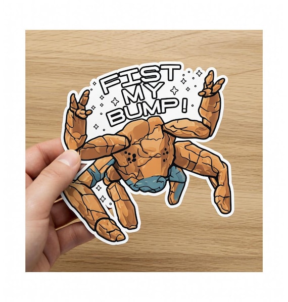 Fist My Bump - Sticker | Project Hail Mary inspired Sticker | Rocky Sticker | Bookish Sticker | Sci-Fi | BookTok | Reading Sticker | Amaze