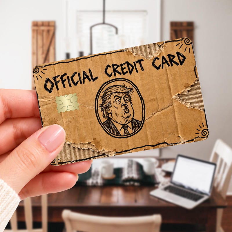 Debit Card Skin Trump - Etsy