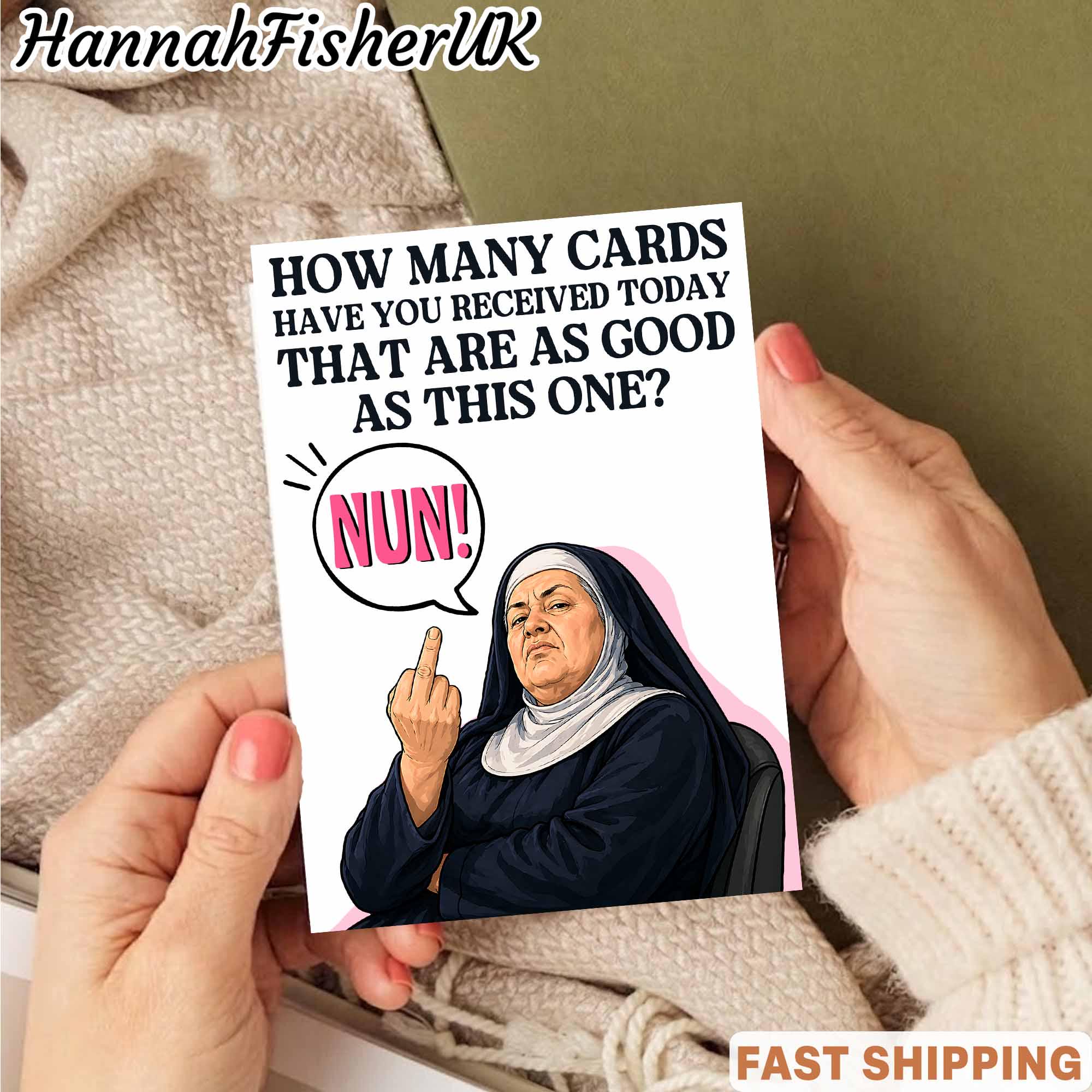 Funny Rude Birthday Card | Offensive Humour Card | How Many Cards Are ...