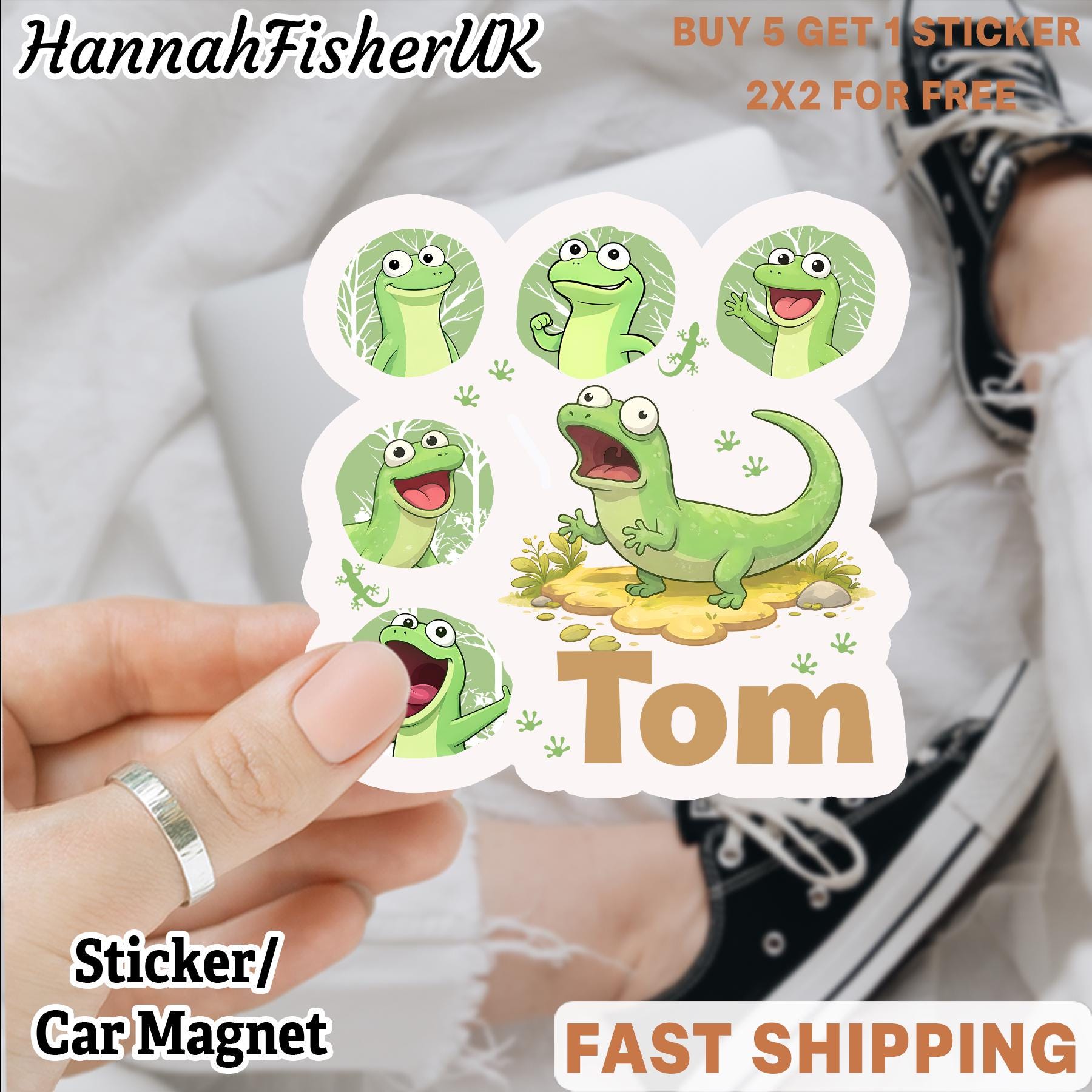 Lizard Meme Sticker Vinyl, Water Bottle, Meme Tiktok, Laptop Sticker ...