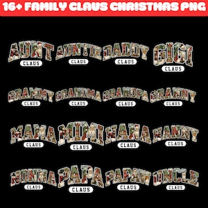 16+ Christmas Mama Gigi Nana Claus PNG Bundle, Mama , Grandma Christmas Png,Christmas Reindeer Png,Xmas Sublimation Designs