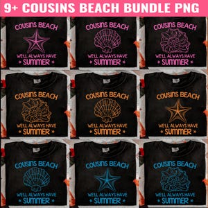 9+ Cousins Beach Shirt Png, The Summer I Turned Pretty Png, We Will Always Have Summer Png, Team Conrad Belly Jeremiah Png Bundle
