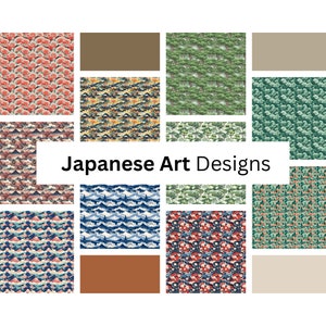 10 Japanese Inspired Canvas Designs
