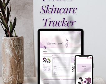 Notion Template Skincare Tracker, Notion Planner Beauty Tracker, Skincare Manager Notion, Skincare Routine Planner, Notion Skincare Template