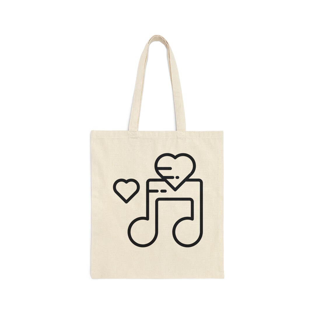 Musician Tote Bag/ Music Tote Bag / Music Notes Bag / Treble Etsy