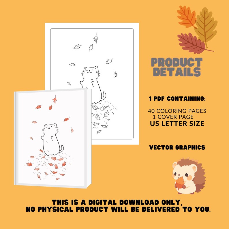 Fall Animals Coloring Pages for Adult Autumn Wildlife Coloring Sheets ...
