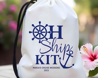 Cadeauzakjes cruiseploeg, cadeauzakjes oceaancruisevakantie, tas vrijgezellenfeest, tas cruisekater, bedankje nautische cruiseploeg