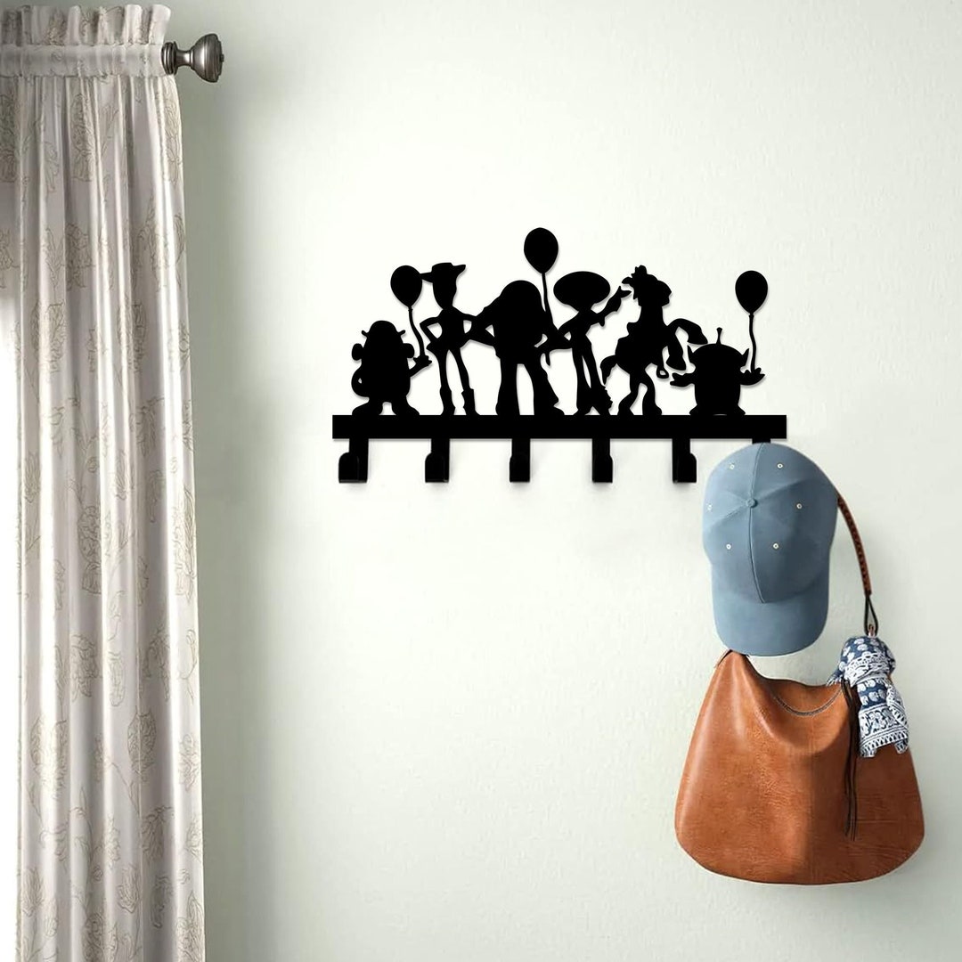 Toystory Disney Key Holder Hanger Hook Disney World Key Hook Rack Toystory Woody Forky Buzz