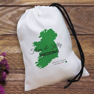 Irische Irland Tasche - Irland Gastgeschenk - Irische Hochzeit Gastgeschenk - Emerald Isle Hochzeitsfeier - Irische Hochzeit