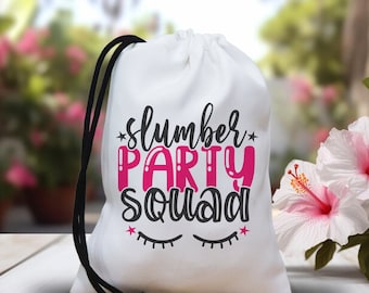 Slumber Party Squad Party Bags - Sleepover Squad Party - Spa Party Bag - Spa Birthday Party Favors - Sleepover Squad - Spa Party Gift Bag
