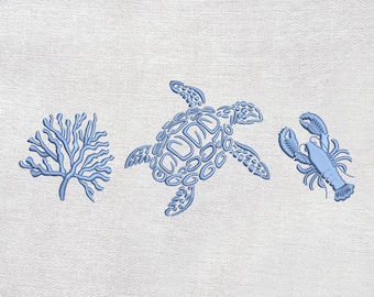 Diseño de bordado de verano, descarga instantánea