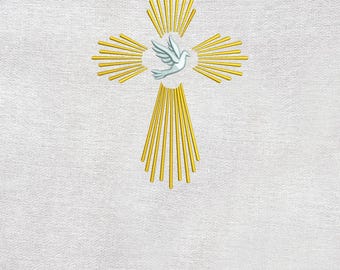 Angel Wings Embroidery Design. Easter Embroidery Design. Christian ...
