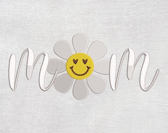 Diseño de bordado "Mamá Margarita". Día de la Madre. Descarga instantánea.