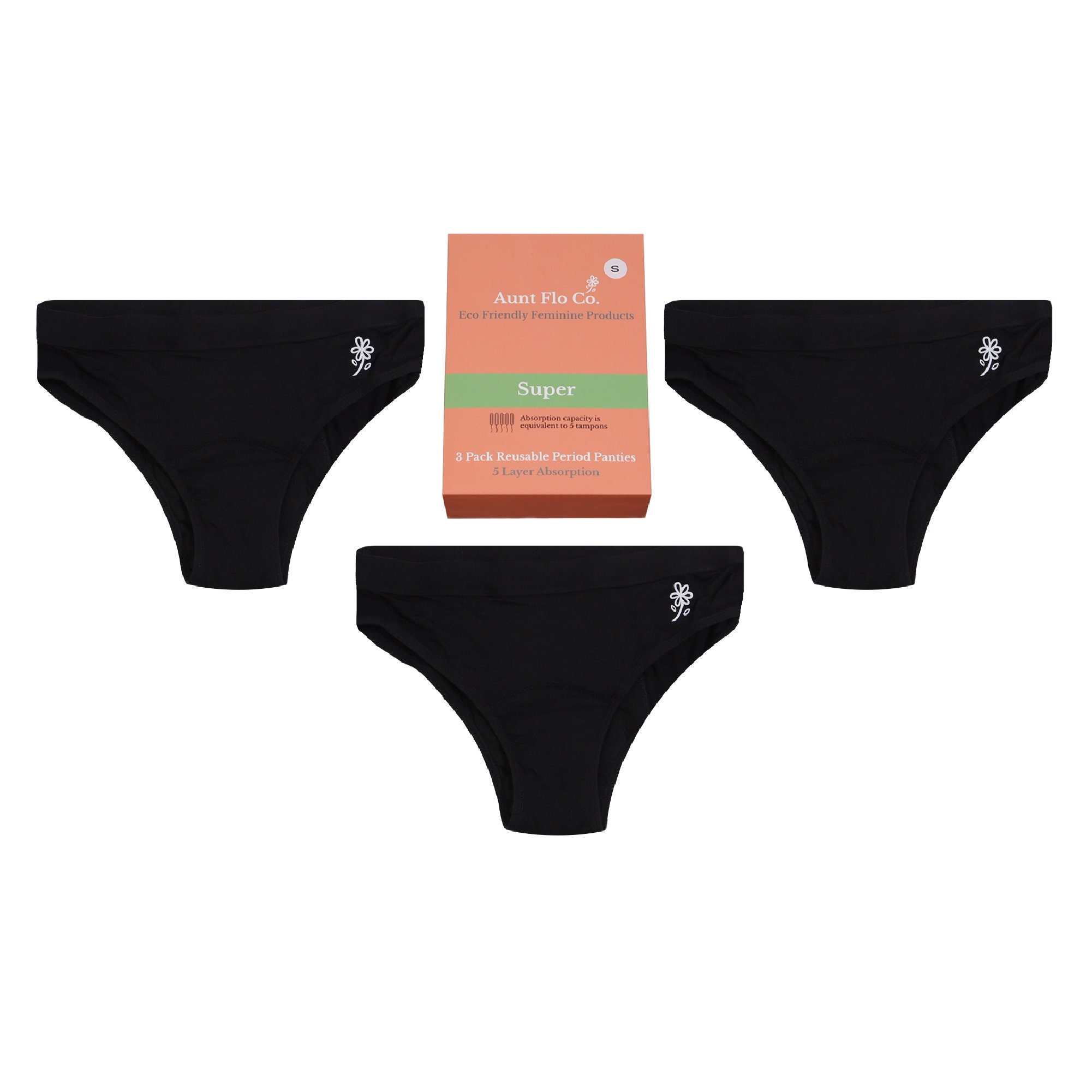 Reusable Period Panties & Underwear, Eco-Friendly