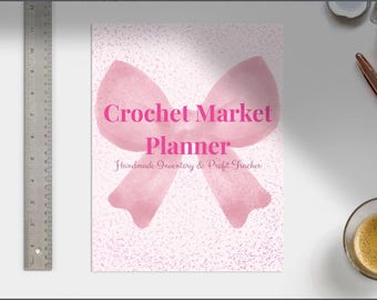 Crochet Business Planner | Pink Pop Digital Download | Market & Craft Fair Organizer | Small Business Printable