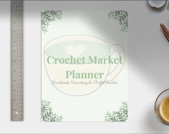 Crochet Business Planner | Matcha Mist Digital Download | Market & Craft Fair Organizer | Small Business Printable