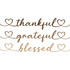 Dankbar Dankbar gesegnet SVG, PNG, Cricut, Herbst Blatt, Thanksgiving Blatt, Christian Blatt Shirt Design