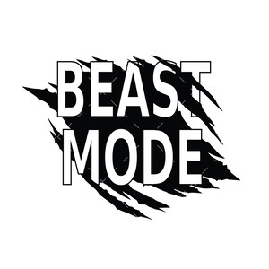 Modo Bestia svg, png, cricut, svg motivacional, gimnasio svg, bestia svg, entrenamiento svg