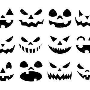Pumpkin Face SVG, PNG, Cricut, Halloween Pumpkin Bundle, Pumpkin Clipart, Pumpkin svg, Pumpkin Faces Cut File, Halloween svg