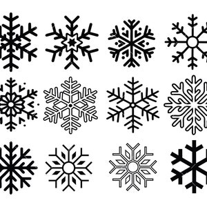 Snowflake SVG Bundle, PNG, Cricut, Winter svg, Christmas svg, Flake Winter SVG