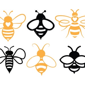 Bee SVG Bundle, PNG, Cricut, Bumble bee svg, cute svg, Honeybee SVG, queen bee svg, Cute Bee Svg