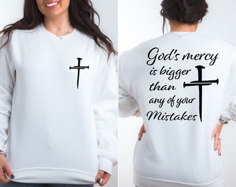 God&#39;s Mercy Is Bigger Than Any Of Your Mistakes SVG, PNG, Cricut, Christian SVG, Trendy svg
