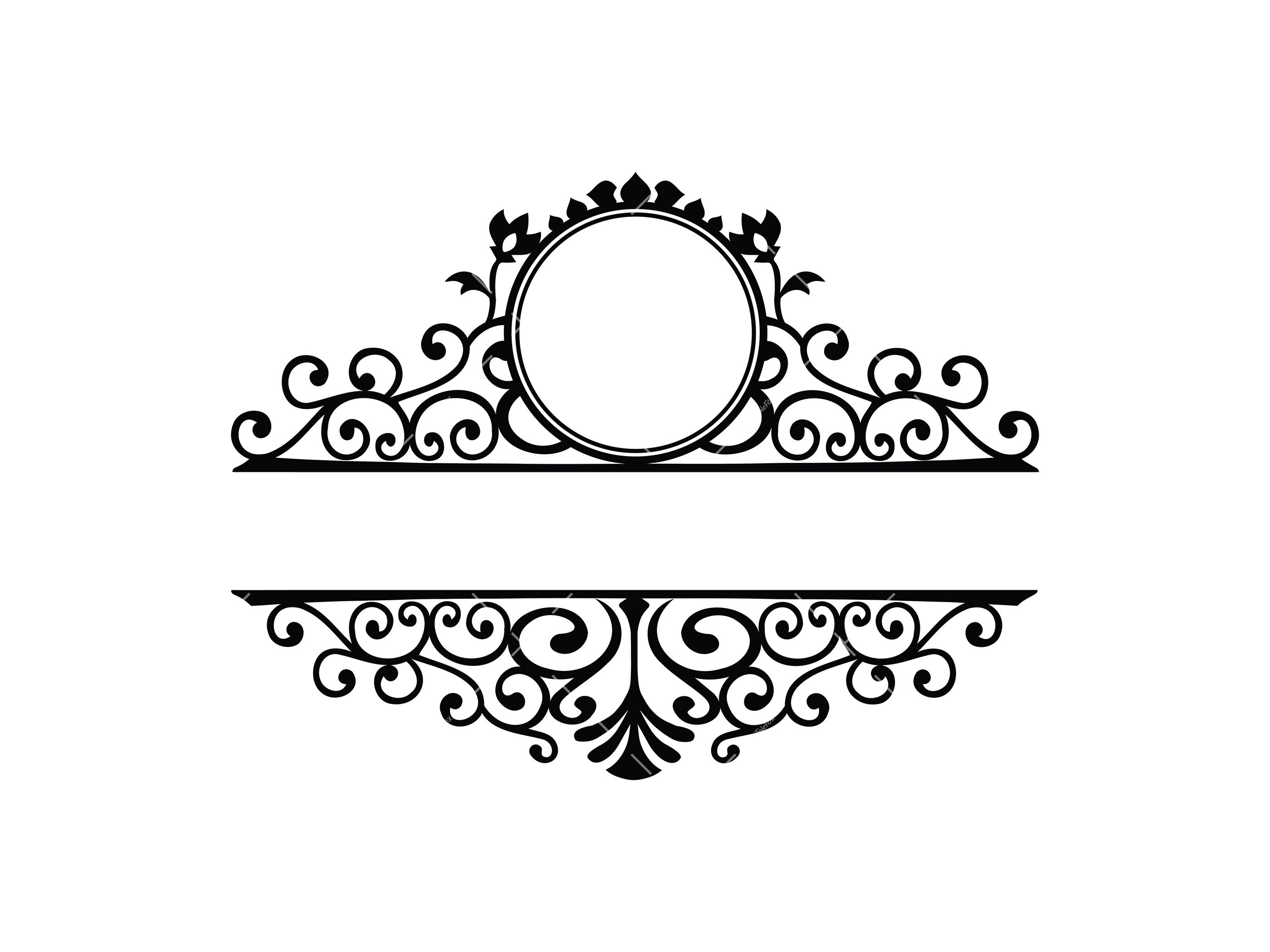 Mailbox Svg PNG Cricut Mailbox Monogram Svg Mailbox Frame - Etsy