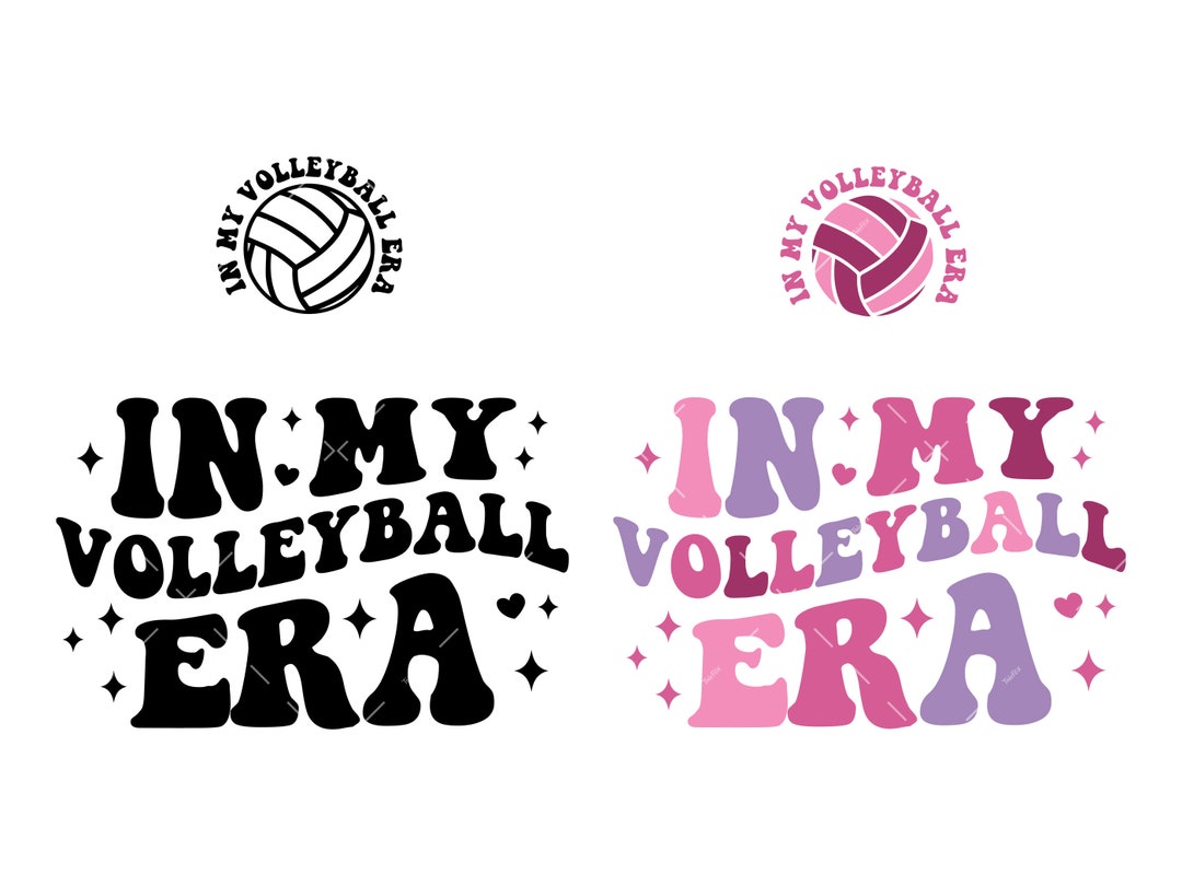In My Volleyball Era SVG, PNG, Cricut, Mama Svg, Trendy Png Designs