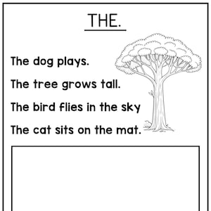 50 pages imprimables de poèmes de mots Fry's Sight Lecture de phrases et activité d'orthographe. Jardin d'enfants, 1re année de vue,