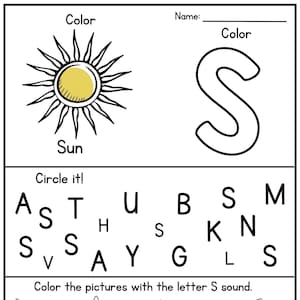 26 Folhas de exercícios de sons de letras do alfabeto para impressão. Pré-escola-jardim de infância Colorir alfabeto Alfabeto Sons de letras do alfabeto Folhas de exercícios de alfabetização