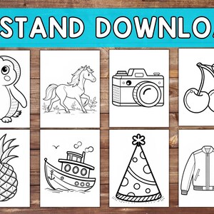 Coloring Book simple
easy coloring page
Coloring book
fruits vegetables
cute kawaii pages
kids coloring book
Kindergarten
Children's activity
toddlers coloring
digital coloring
for toddlers
printable
Digital download