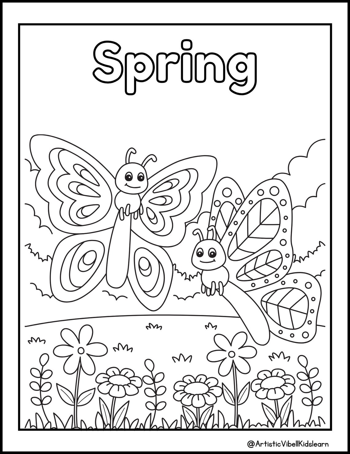 Kindergarten Spring Coloring Pages - Il 1140xN.5867812702 40hk 