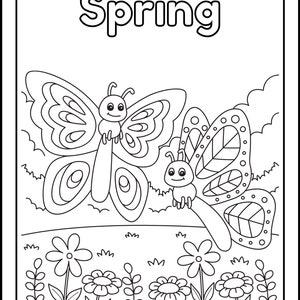 Kindergarten Spring Coloring Pages Coloring Book With Animal Pages ...