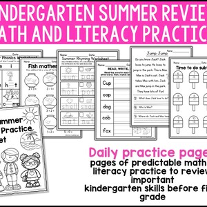 Kindergarten Review
Summer Activities
Math Worksheets
Addition Worksheet
1st grade math
Summer Curriculum
Kindergarten Math
math download
subtraction
summer review
summer worksheets
summer reivew packed
summer worksheet
A