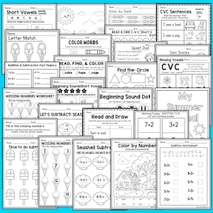 summer packet
Kindergarten Review
summer worksheets
Kindergarten
first grade
Math Worksheets
Summer activities
first grade Review
Teacher resources
kindergarten math
Phonics worksheets
1st grade worksheets
Literacy Worksheets