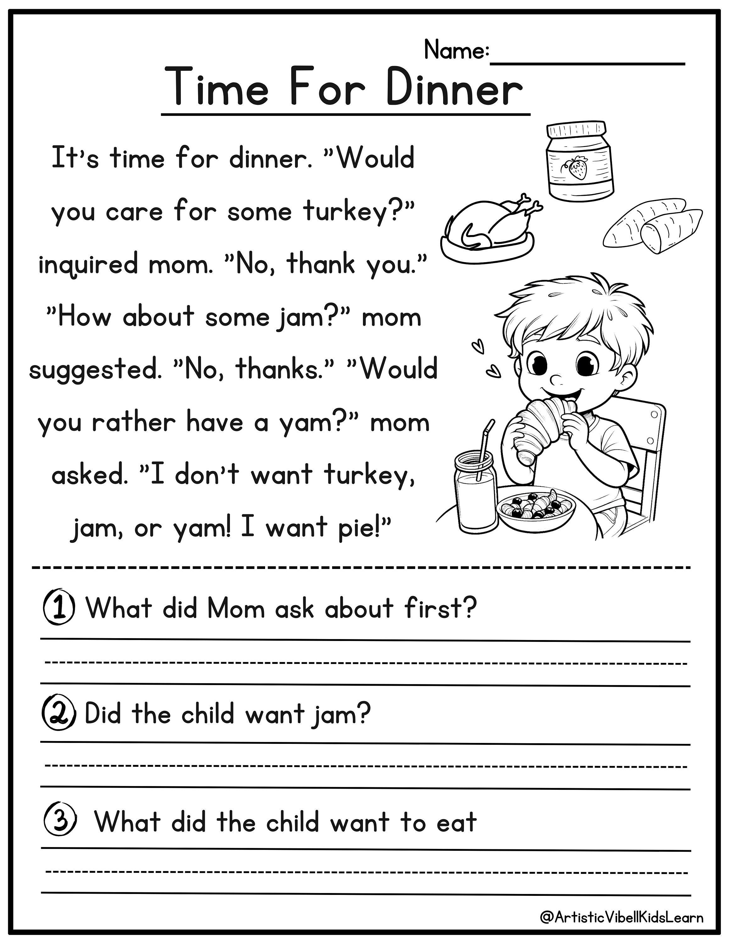 50 Kindergarten 1st Grade Reading Comprehension Passages Worksheets 50 Kindergarten 1st Grade Reading Comprehension Passages Worksheets