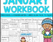 Preschool & kindergarten Curriculum, Preschool Busy Book, Preschool Worksheets, Winter Preschool Printables, Winter Preschool Activities