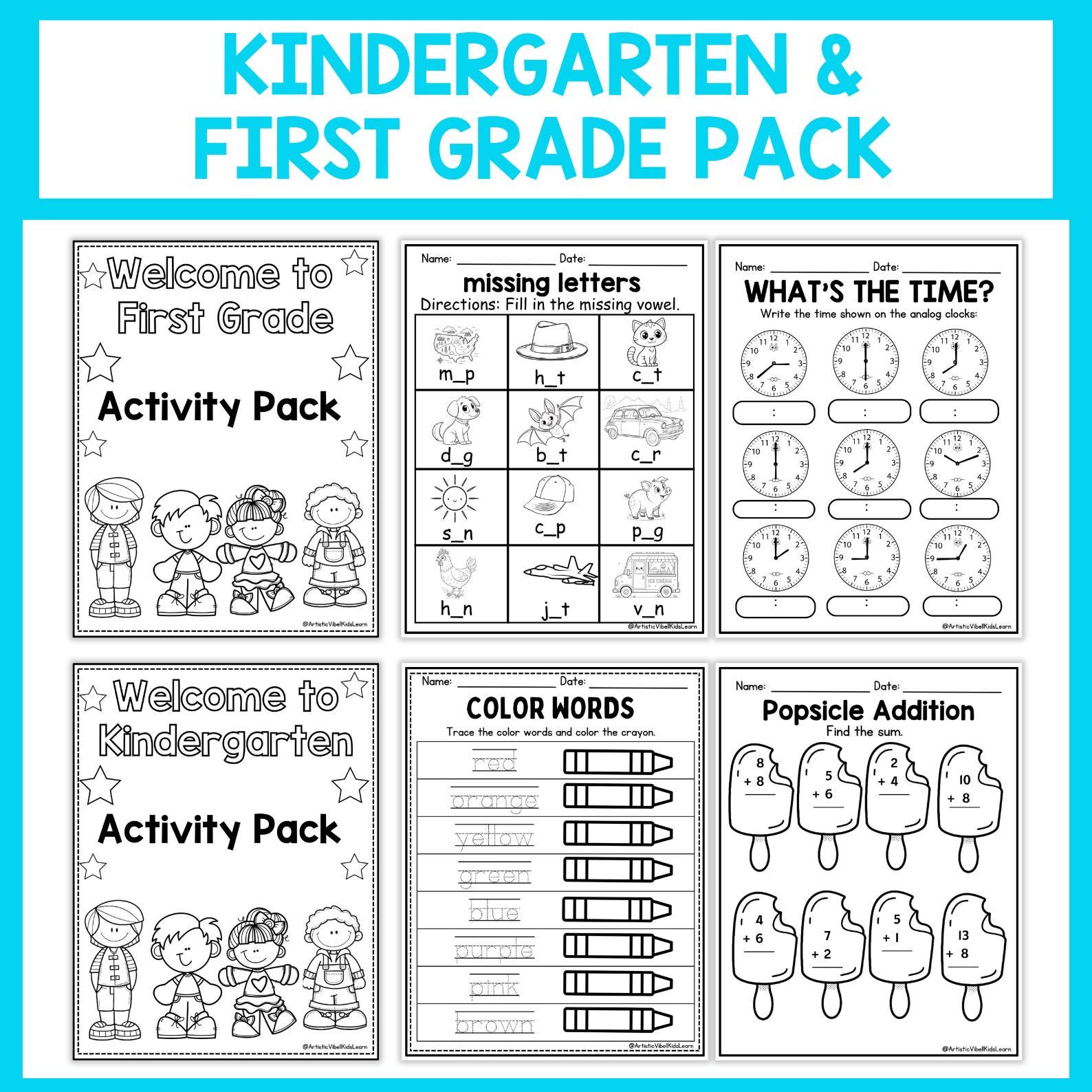 First Grade Activity Worksheets Teacher Resources Worksheet Math ...