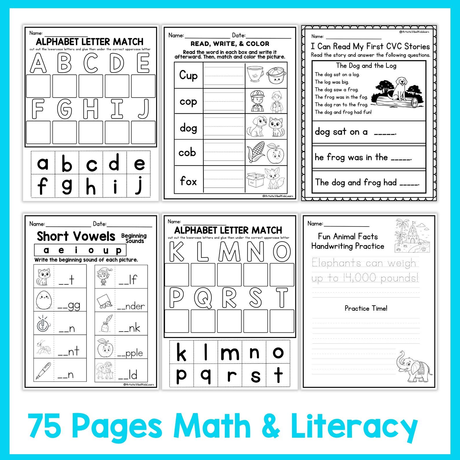 First Grade Activity Worksheets Teacher Resources Worksheet Math ...