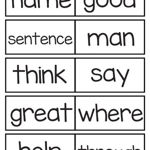 100 Printable Fry's Second Hundred Sight Word Flashcards. 1st 2-3 Grade ...
